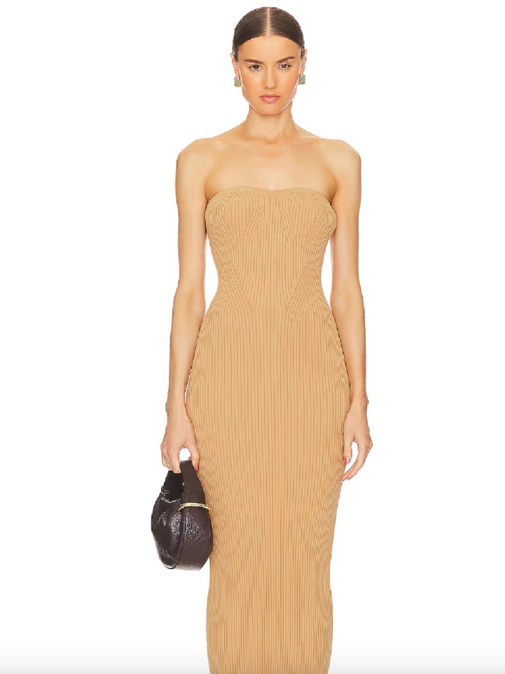 NWOT  L'Academie Fayola Rib Tube Dress XS